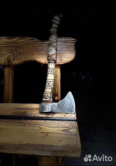 Кованый топор ручной работы Охотничий
