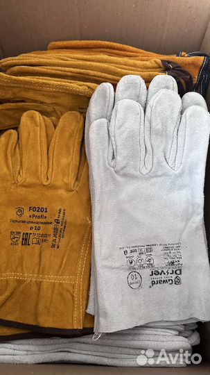 Перчатки краги, спилки