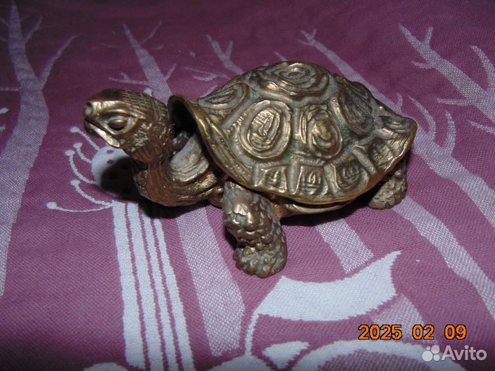 Шкатулки латунь в форме животных