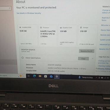 Ноутбук Dell 3400 i3-8gen /8/SSD 256 gb /Full
