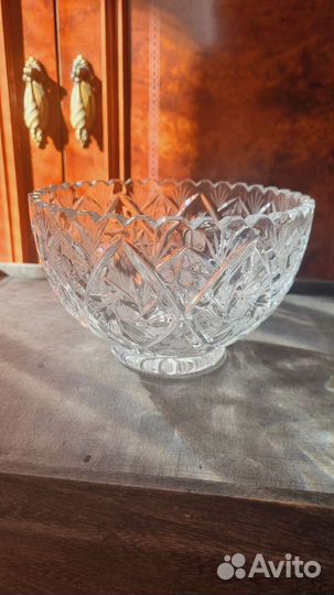 Салатник хрустальный винтаж СССР конфетница