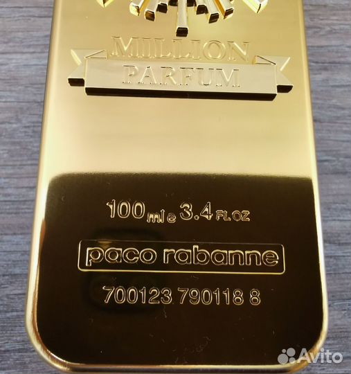 Мужской парфюм 1 Million Parfum Paco Rabanne 100мл