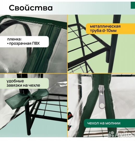 Мини парник с чехлом