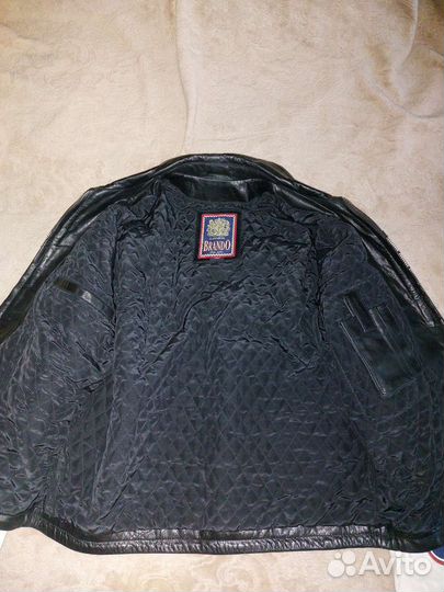 Кожаная куртка мужская