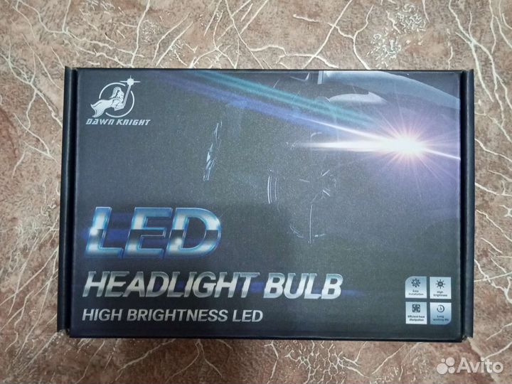 Новые led лампы H7 Dawn Knight K5C 40W 4300К