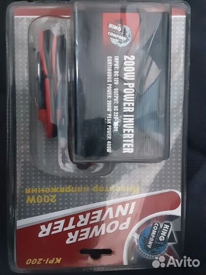 Инвертор преобразователь с 12/24В на 220В