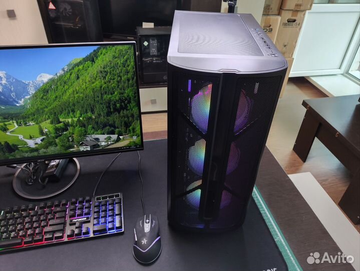 Игровой комп Intel 12400F + AsRock RX 6600 8Gb