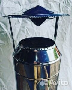 Дымоходы трубы 120 мм 1 метр нержавейка 1 мм