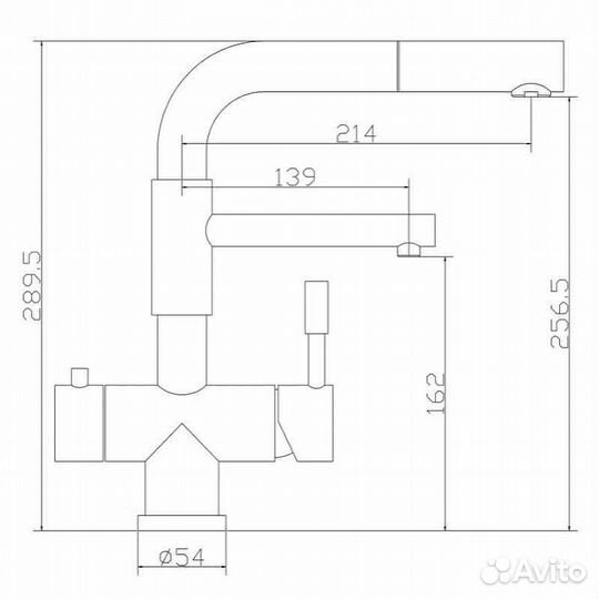 Смеситель для кухни zorg szr-3216 bronze Бронза