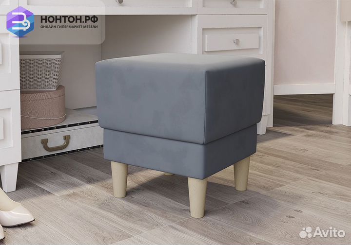 Пуф Айрин серый