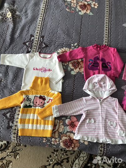 Детские вещи пакетом для девочек с 1 до 2 лет