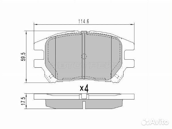 Колодки тормозные