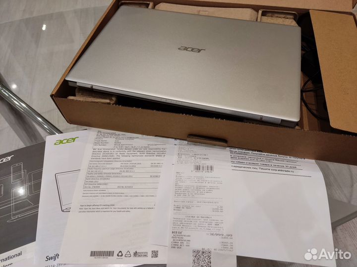 Компактный ультрабук acer