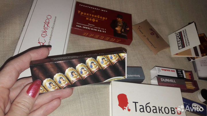 Спички из ресторанов и кафе для коллекции