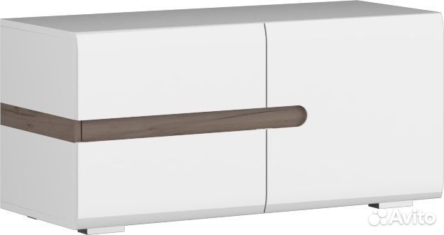 Коллекция Ультра Тумба вешалки Белый/Белый гл. (на