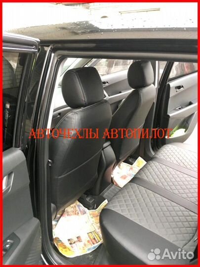 Чехлы Автопилот Hyundai Creta 1 из экокожи Ромб