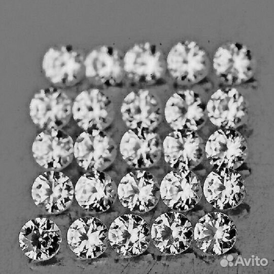 Циркон натуральный 1,12Ct 1,5мм 50шт Камбоджа