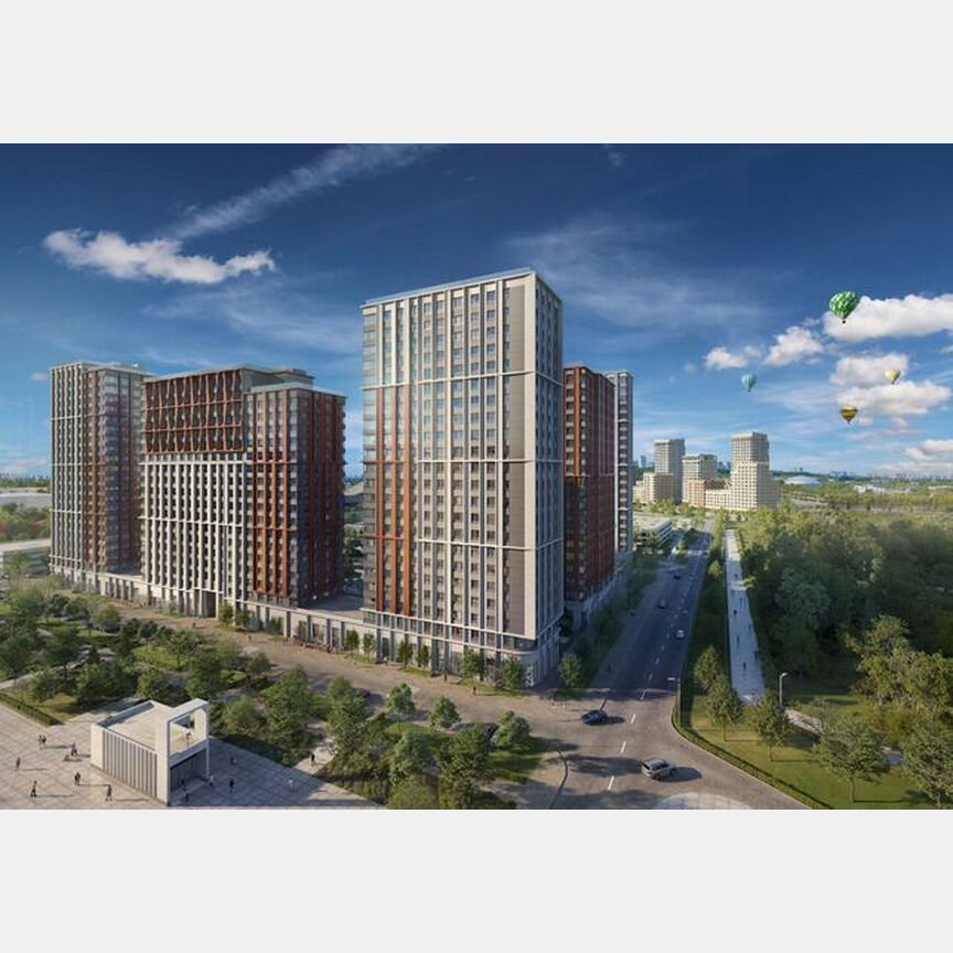 1-к. квартира, 40,6 м², 14/22 эт.