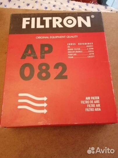 Воздушный фильтр Chevrolet aveo 2004