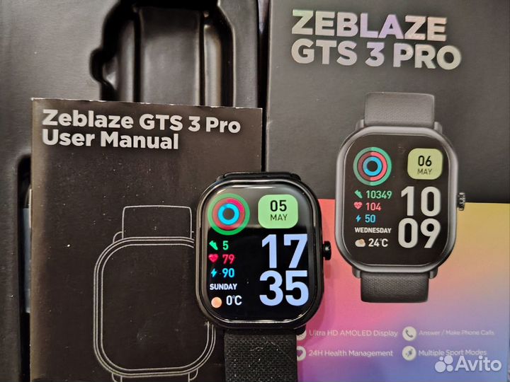 Смарт часы Zeblaze GTS 3 Pro ответ на звонки