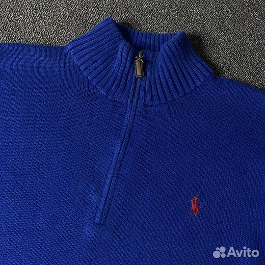 Винтажная халф-зип кофта Polo Ralph Lauren