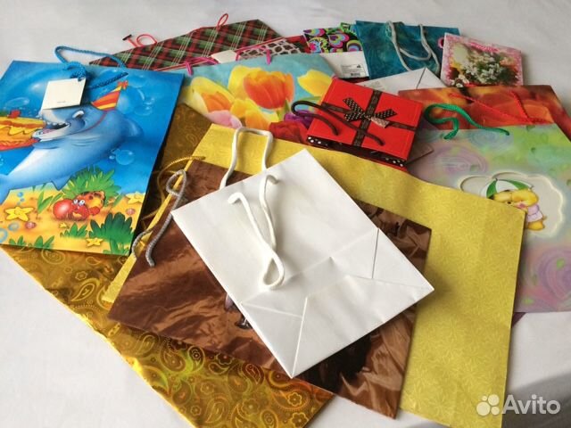 Пакеты подарочные