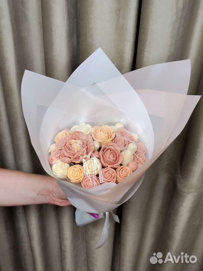 Съедобные букеты из шоколада