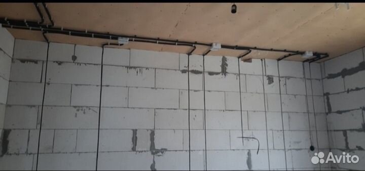 Услуги электрика монтаж установка штробление и др