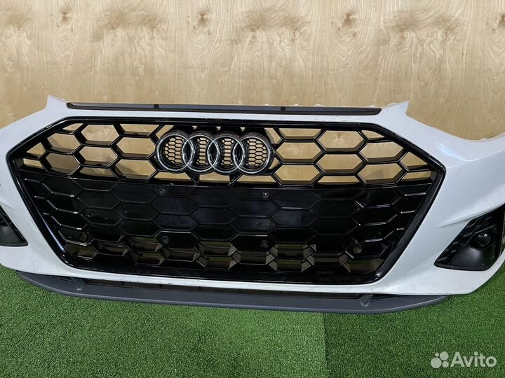 Бампер передний Audi A4 B9 2019-2023 всборе s-line