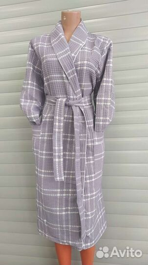 Халат женский вафельный