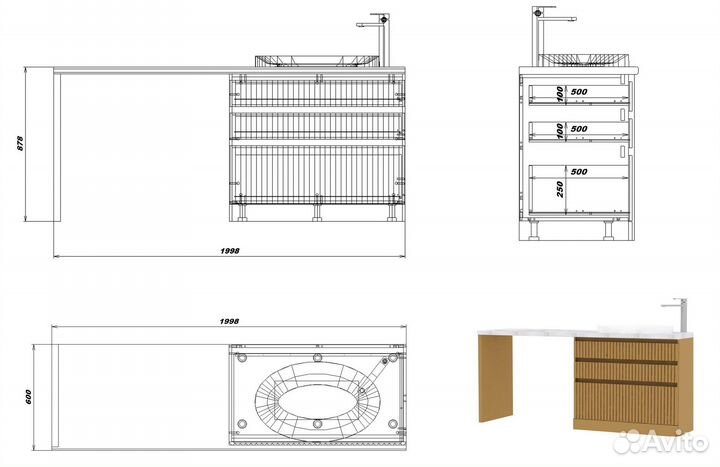 Конструктор мебели.Проектирование. Мебель на заказ