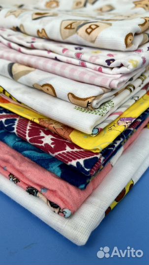 Пошив пеленок для новорожденных