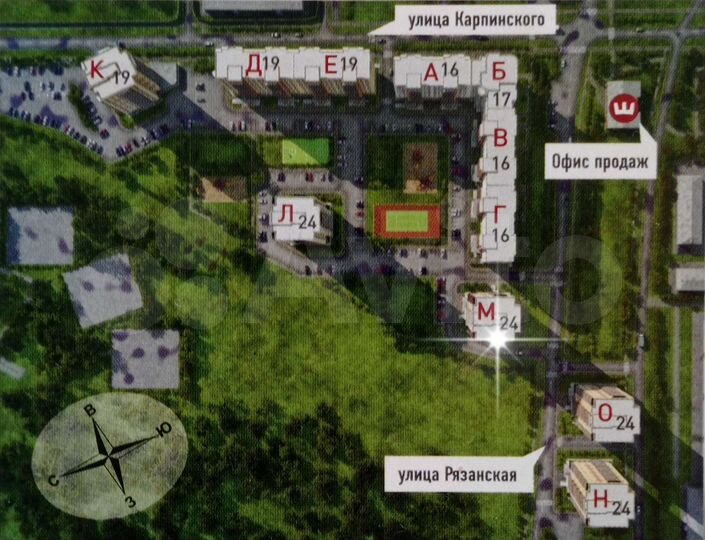 2-к. квартира, 59,9 м², 18/24 эт.