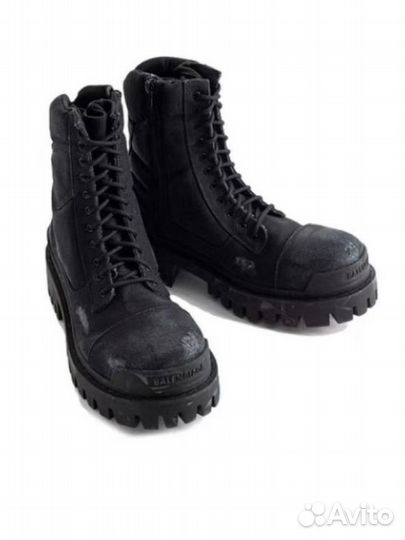 Balenciaga combat strike boots