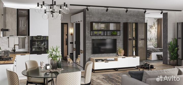 Интерьерная коллекция мебели Норд