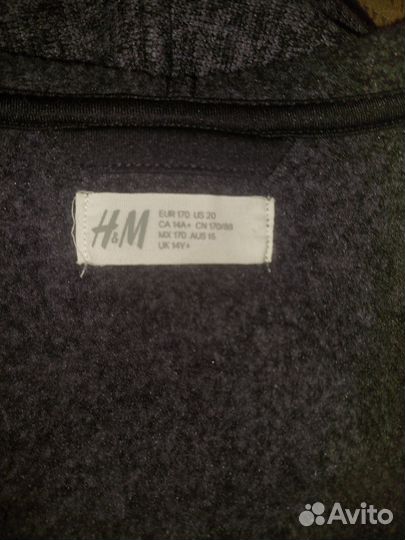 Толстовка с капюшоном на молнии на подростка