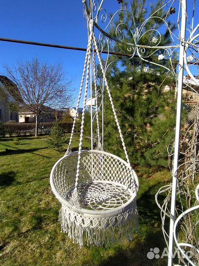 Подвесное кресло-гамак для дома и сада