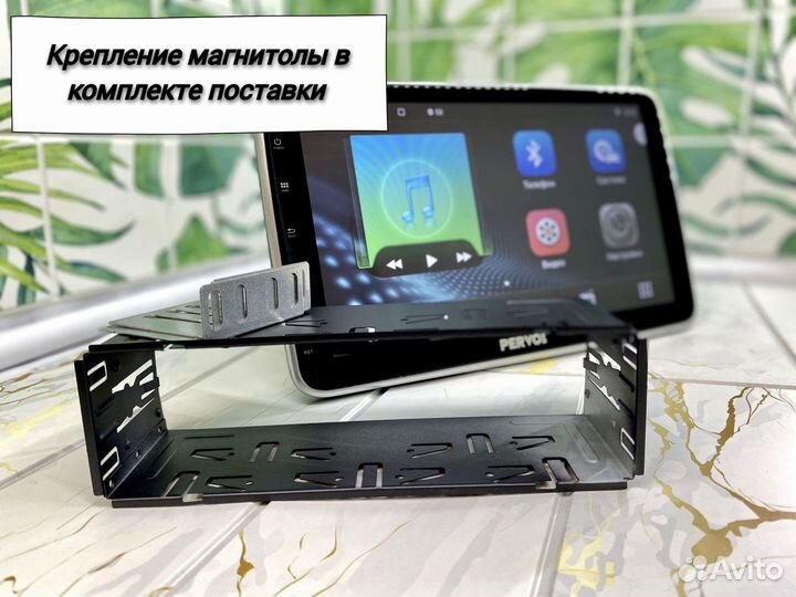 Магнитола 1 din с поворотным экраном Android 12