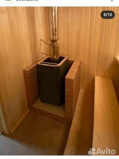 Установка банных печей