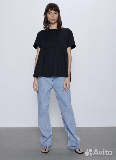 Футболка zara р.S