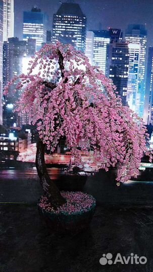 Деревья и цветы из бисера