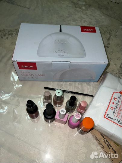 Лампа для ногтей sunuv