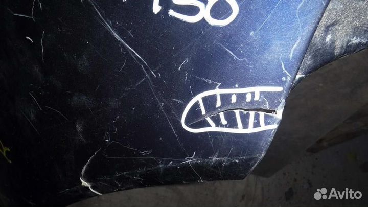 Крыло переднее правое Volkswagen Phaeton 2002-2016