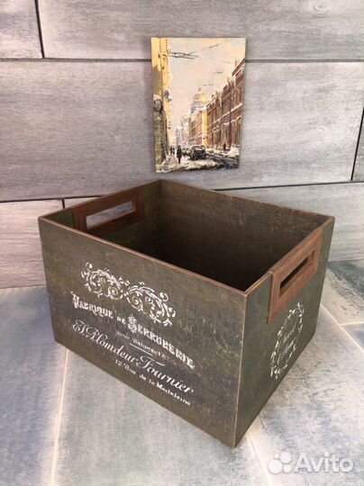 Ящик деревянный декоративный