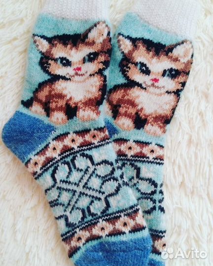 Шерстяные носки