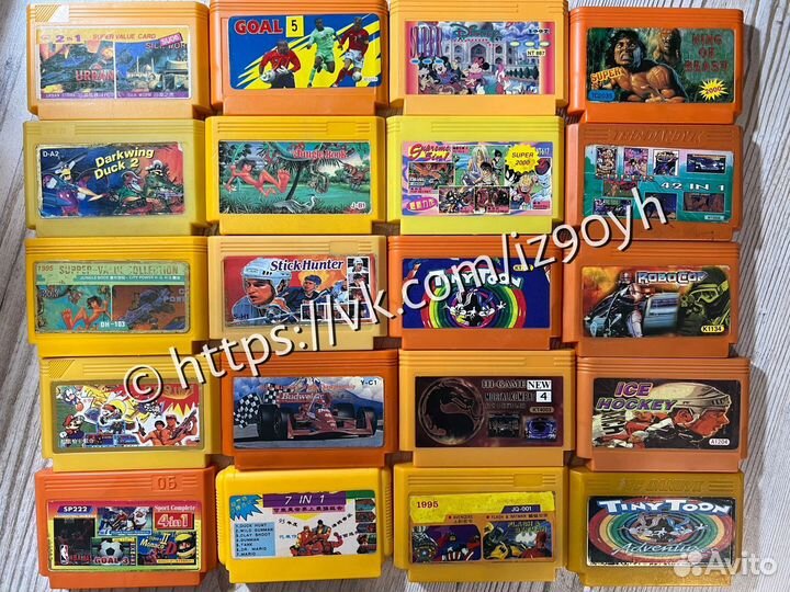 Картриджи для денди