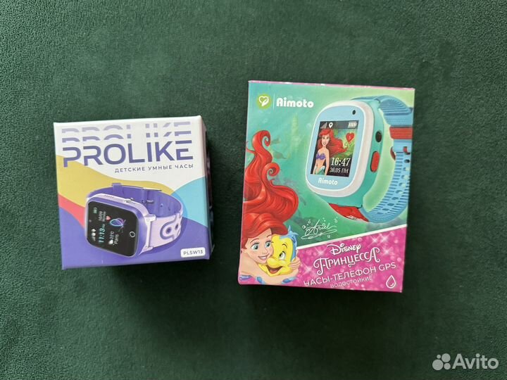 Детские часы с gps комплект 2 шт