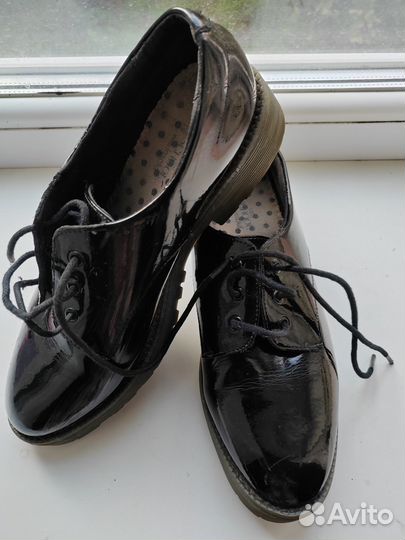 Туфли школьные Marks & Spenser р 40 кожа