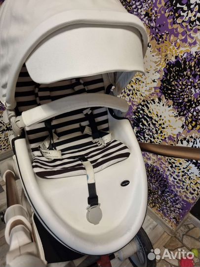 Коляска 2 в 1 эко кожа