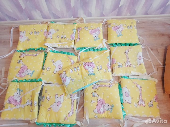 Бортики в детскую кроватку